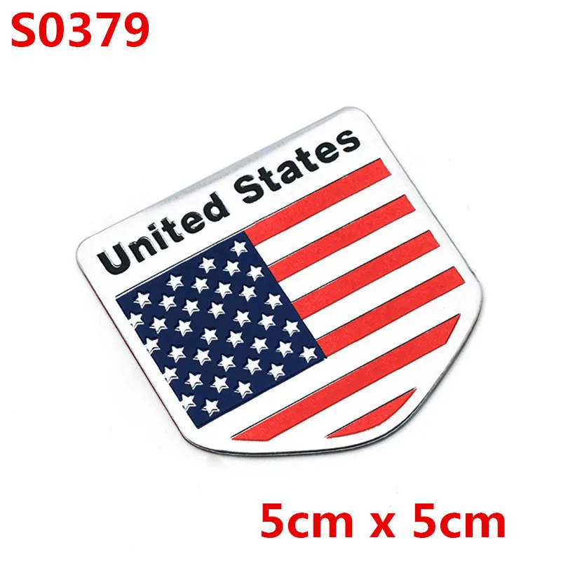 Car Styling Auto USA Sticker 3D American Flag Badge Emblem Decal Decoration For Ford Cadillac Dodge Ram Toyota Honda