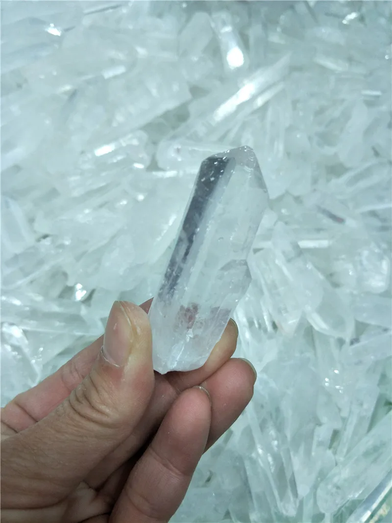 4 pcs  top quality large clear quartz points healing crystals clear like water ice quartz crystal healing