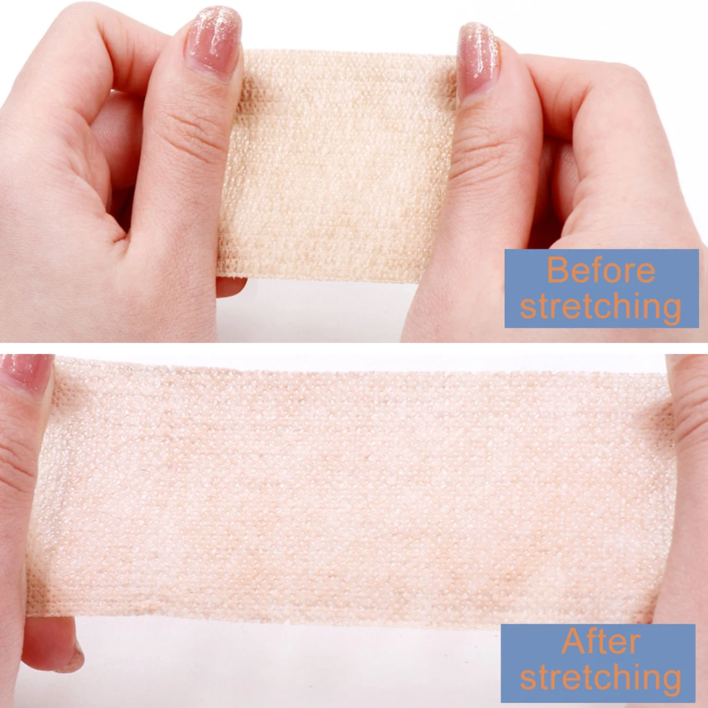 Bandage élastique auto-adhésif, ruban en tissu non tissé, équipement de protection, genou, coude, support, coussin de blessure, 5cm x 450cm