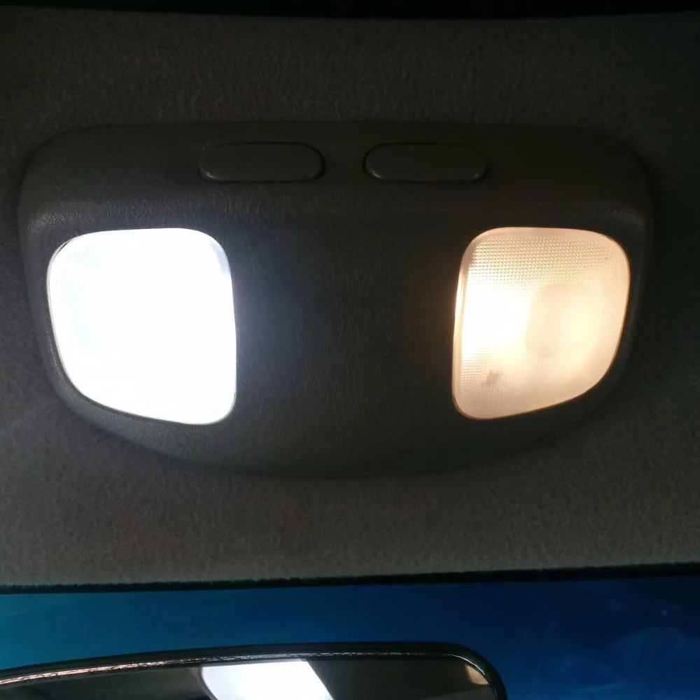 10Pcs White Bulbs LED Light Interior Package Kit For Ford Explorer 2006 2007 2008 2009 2010 Dome License Plate light Ford-B-12