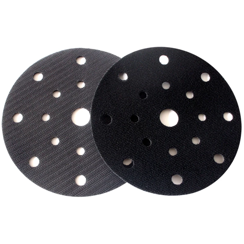 

6 Inch 17 Holes 150mm Interface Pad 1 Pcs Protection Disc Black for Sander Polishing and Grinding Hook and Loop