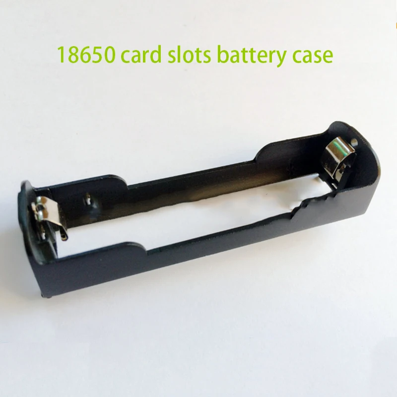 100pcs/lot Black Plastic 18650 3.7V Batteries Holder Storage Battery Boxes Container Cell Boxes High Quality