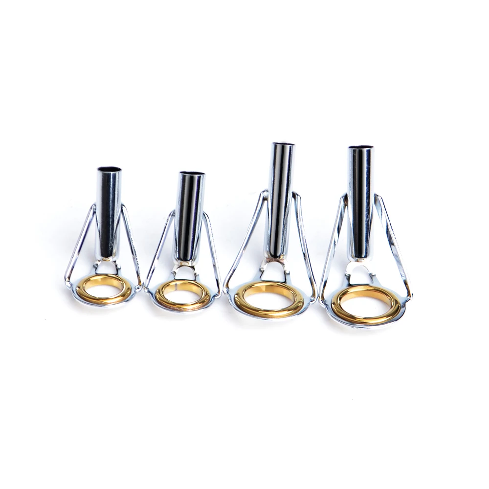 NGB 5PCS DIY Fishing Rod Guide Top Tip Stainless Steel Ceramic Rings Rock Rod Fishing Accessories
