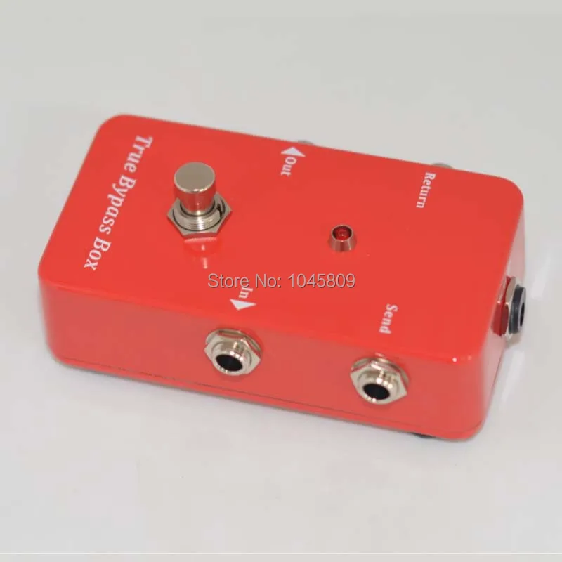 LANDTONE Guitar True-Bypass Looper Effect Pedal Guitar Effect Pedal Looper Switcher  true bypass guitar pedal Red Loop switch