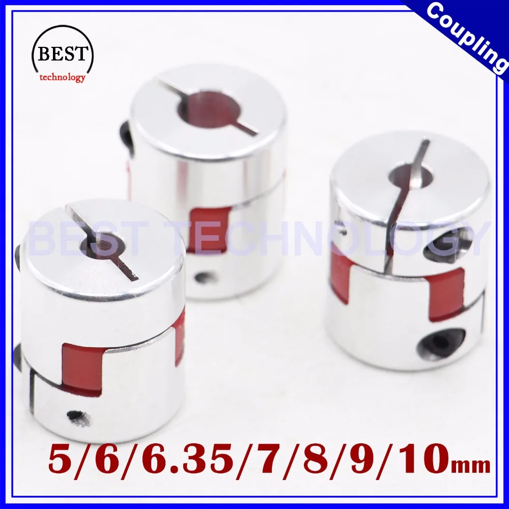 

G-PENNY3pcs D=25、 L=30mm Jaw Flexible Coupling Plum coupling Spider Coupler Inner hole 8 to 10 mm 5 / 6 / 6.35 / 7 / 8 / 9 / 10