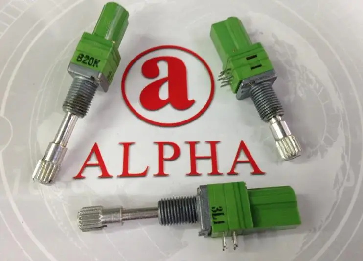 

3pcs for ALPHA RD902PF-20B6 precision potentiometer, double B20K double handle, long 20MM