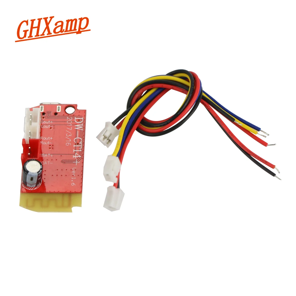 GHXAMP Stereo Bluetooth 5.0 Amplifier Speaker Board 5W*2 USB Sound Card Mini amplifiers 3.7-5V Lithium Battery