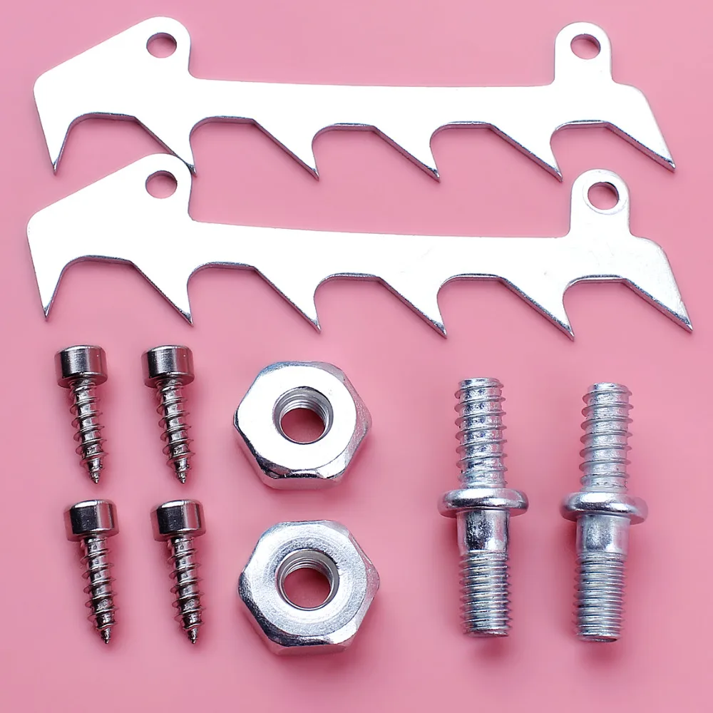 Paraurti Spike Bar Vite Dado Della Vite Prigioniera Kit Per Stihl 017 018 019 MS170 MS171 MS180 MS181 Motosega Pezzi Di Ricambio