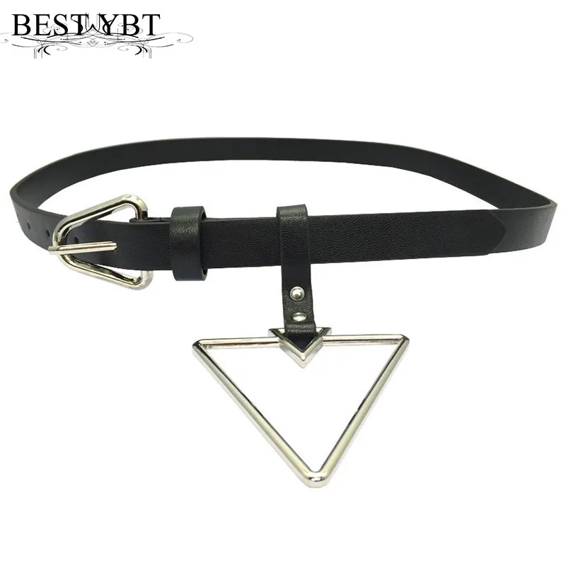 Best YBT Women Imitation Leather Belt Alloy Pin Buckle Belt Decorated Fashion Strap Hot Sale Newest Design Belt With Pendant