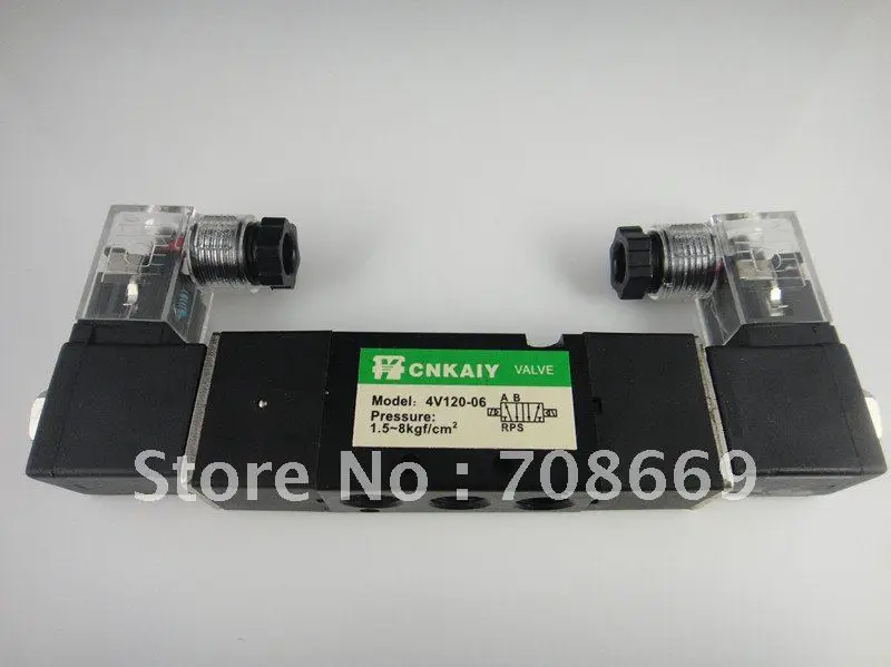 Solenoid Air Valve DC 24V 5port 2position BSP 4V120-06