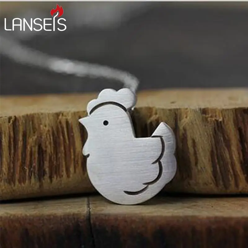 

lanseis10pcs Handmade Chicken Pendant, Lovely Chicken animal Pendant women necklace, Anniversary, Birthday, Christmas, Gift
