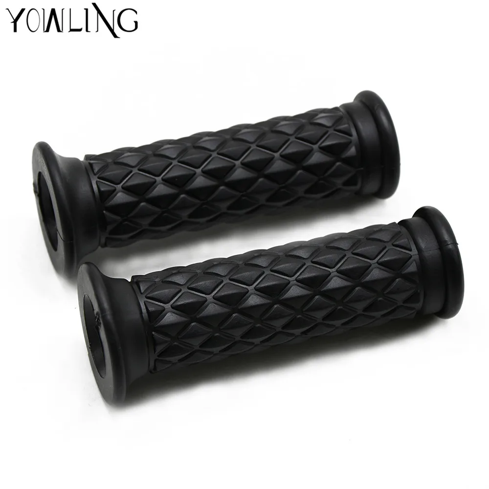 7 styles Motorcycle handlebar grip Hand Grips Retro Rubber handle bar Motorbike Vintage Coke Bottle Hand handlebar grips