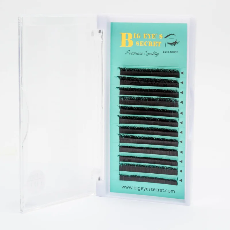 Big eye's secret 12rows/tray russian volume eyelash extensions supplies lashes extension individual eyelashes extensions