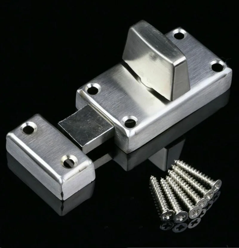 Stainless steel Door Latch buckle thicker widened spring Bolt