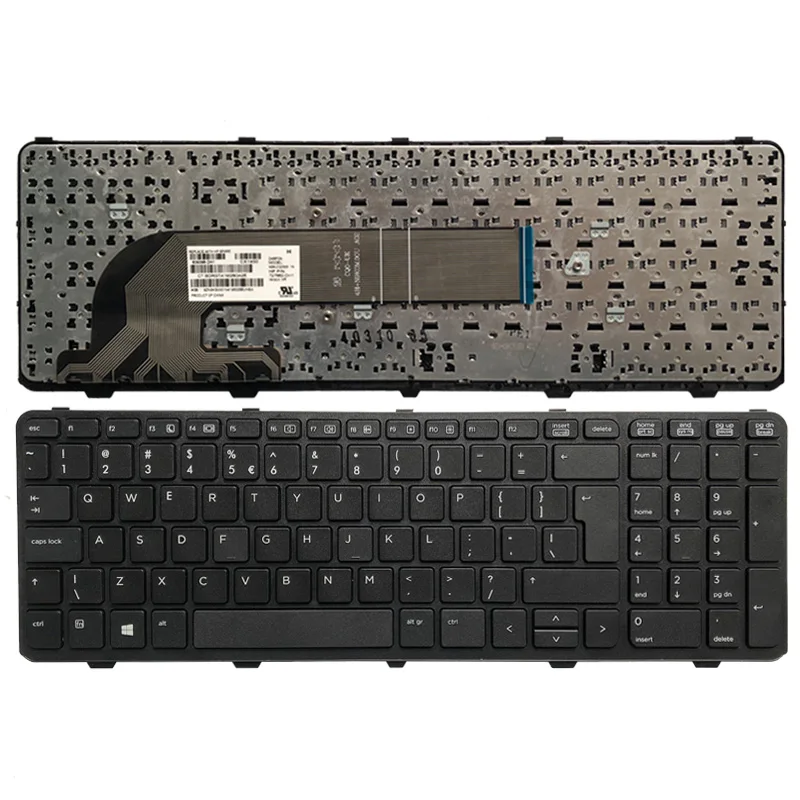 

New UI black laptop keyboard For HP 6037B0088501 SG-59300-XUA 721953-001 PK1315A4A00 SG-59310-XUA SN7139 with Frame