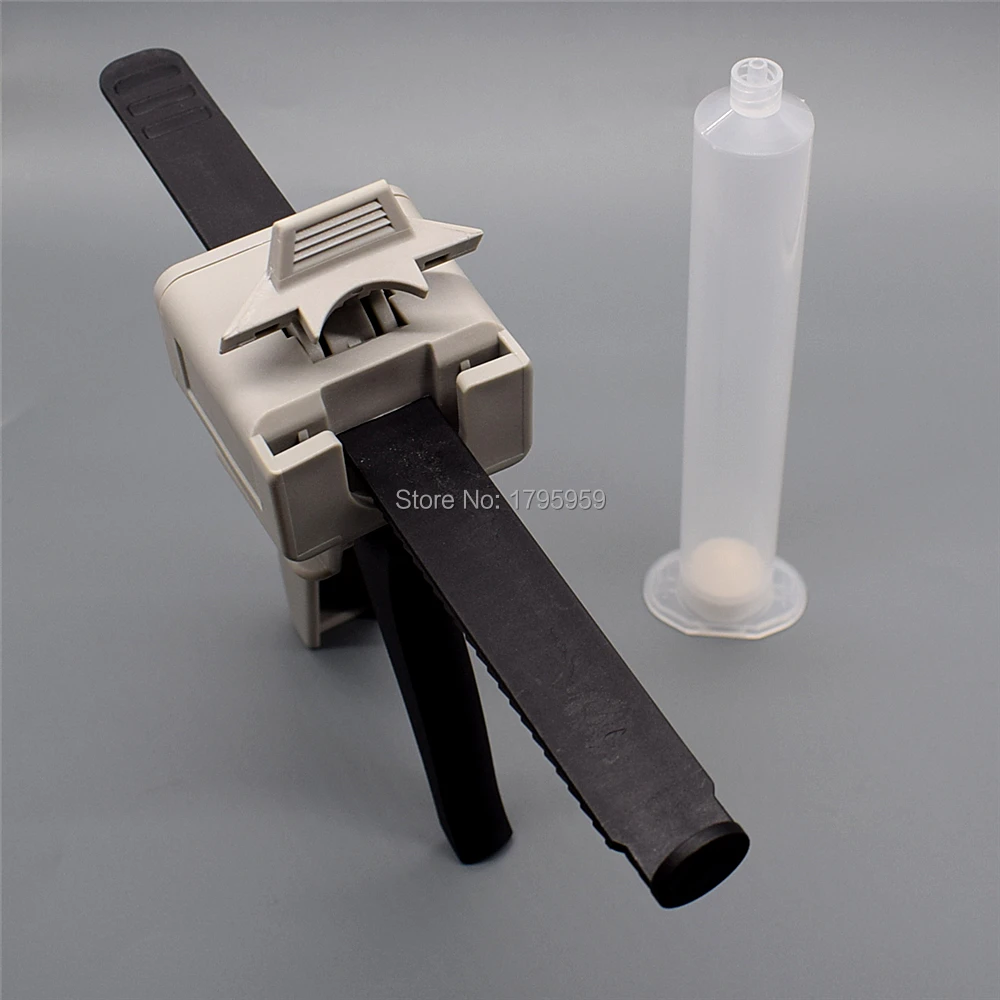 Pistole per colla Utensile manuale Pistole per liquidi singole da 55 ml Dispenser adesivo Colla UV da 55 cc Pistola per mastice manuale con barile di siringa erogatore da 55 ml