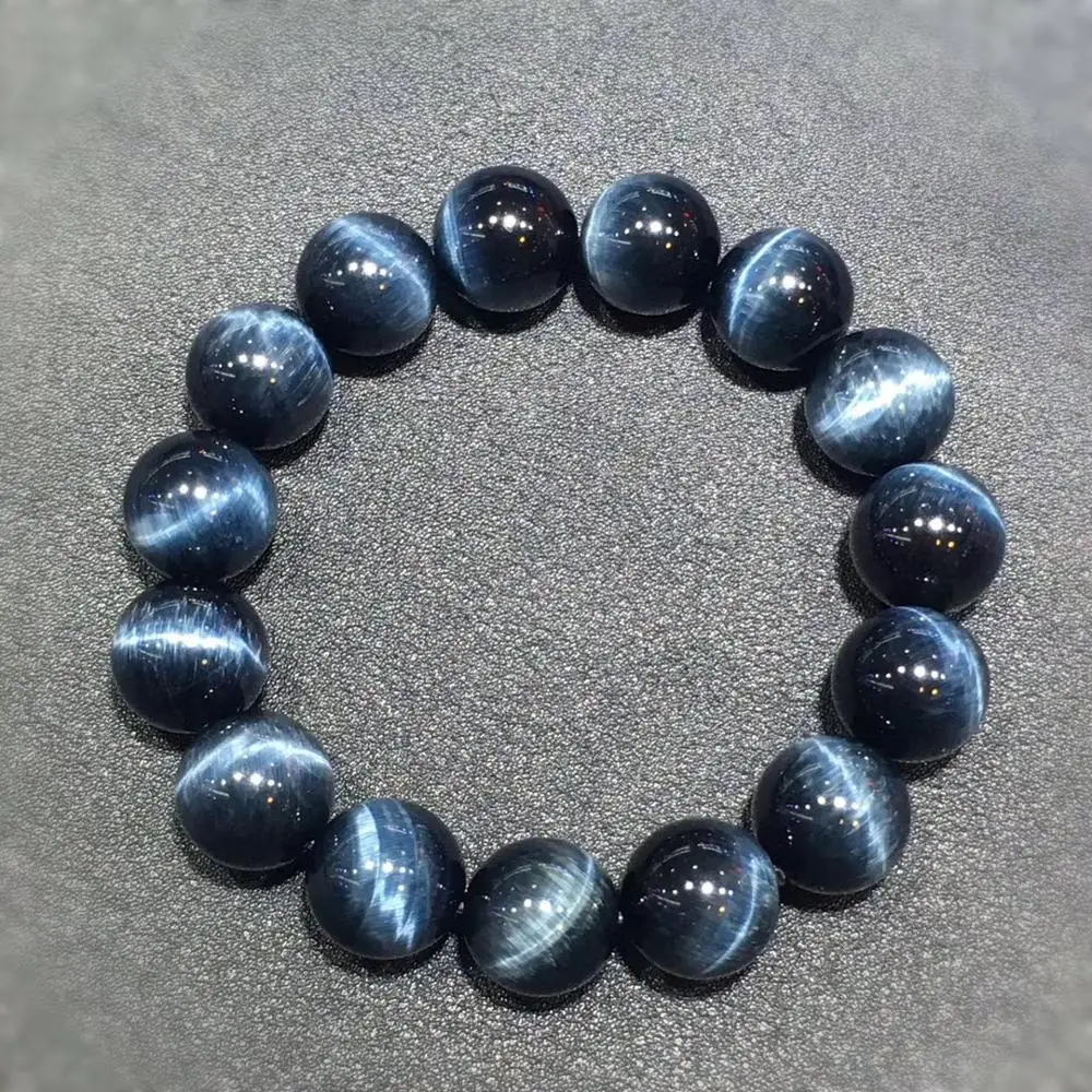 AAA Grade Blue Tiger Eye Beads Bracelet Natural Gemstone Jewelry Bracelet For Men For Gift Wholesale !