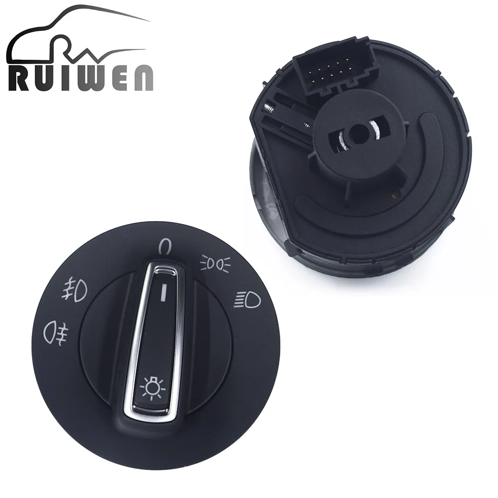 For VW Golf MK7 Golf Sportsvan Carfter Tiguan Touran T-Roc / SEAT Tarraco Headlight Foglight Control Switch 5G0941431BF