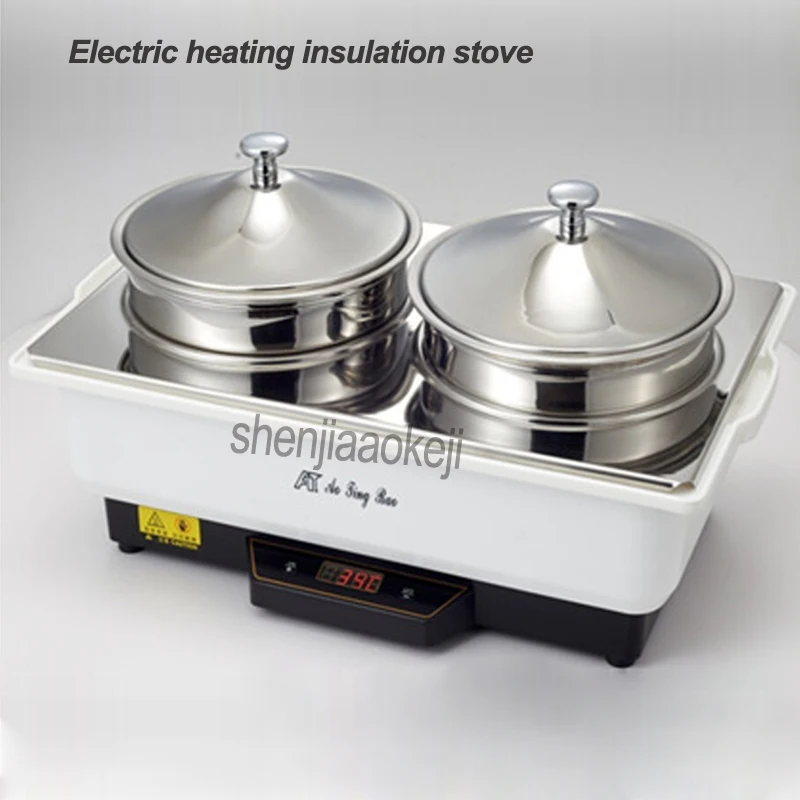 1pc Commercial hotel buffet insulation soup porridge furnace Electric heating insulation stove Restaurant kitchen equipment