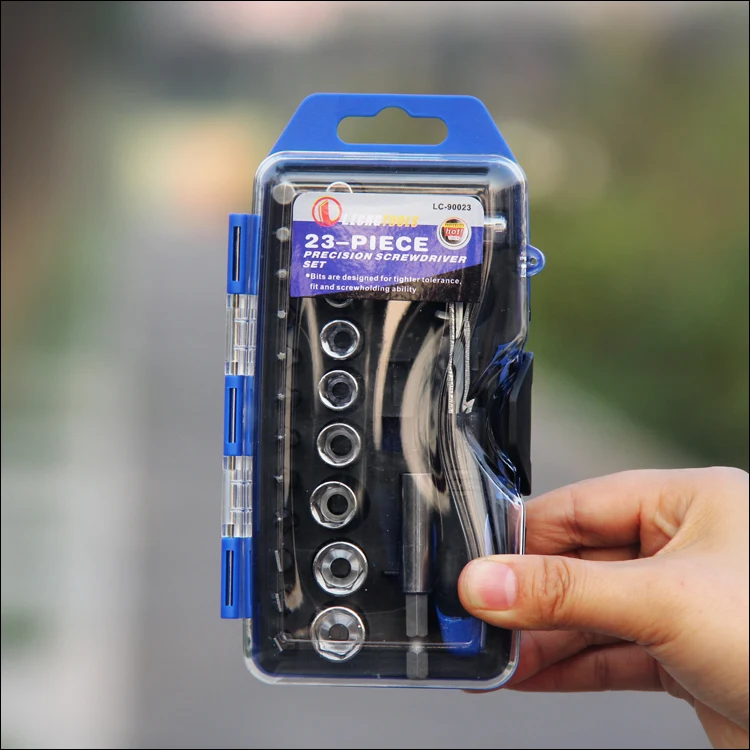 23セットのラチェットレンチソケット組み合わせツール家庭用/diy修理キット機解体自動車修理機械