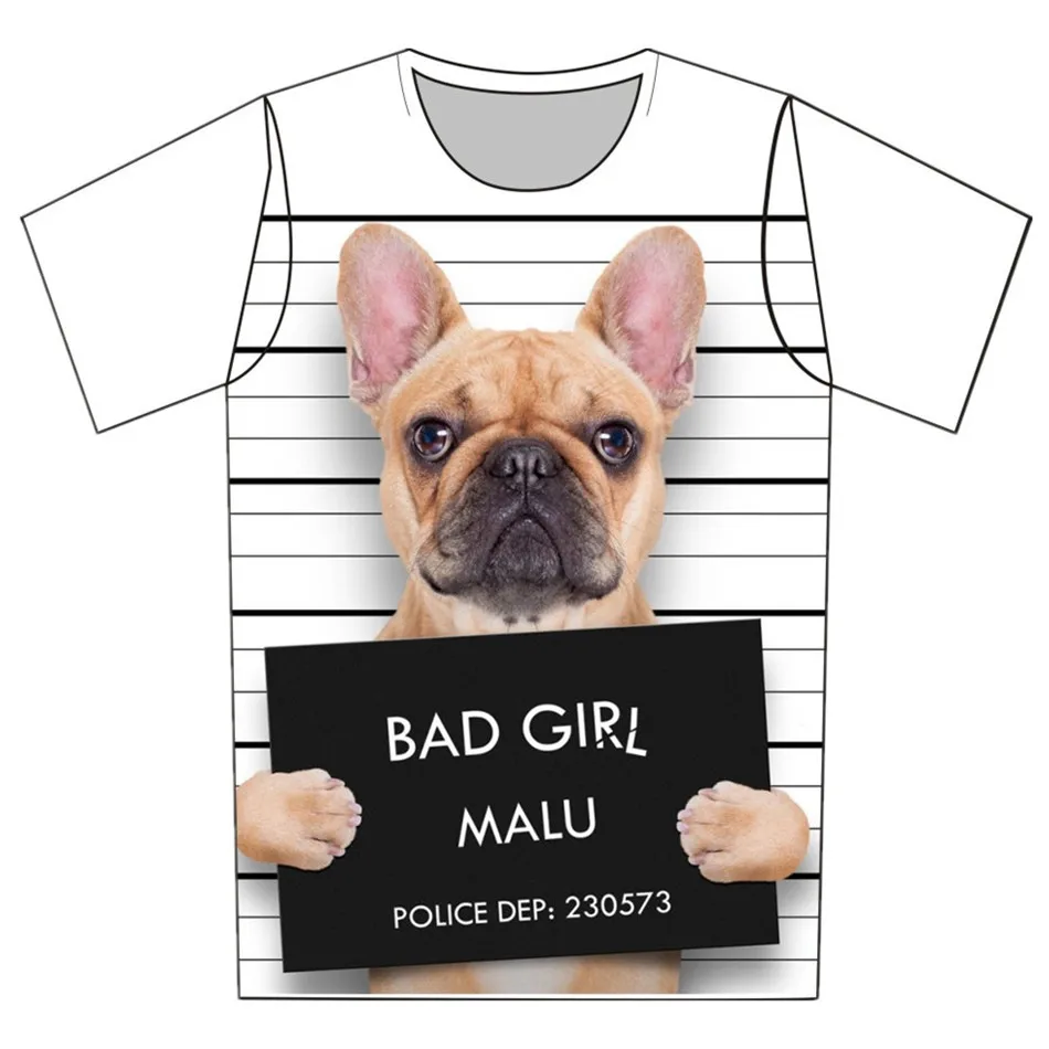 Joyonly 2018 Children Bad Dog American Bull Terrier Print T-shirts Kids Summer Tops Girls Boys Short Sleeve T shirt Baby Clothes