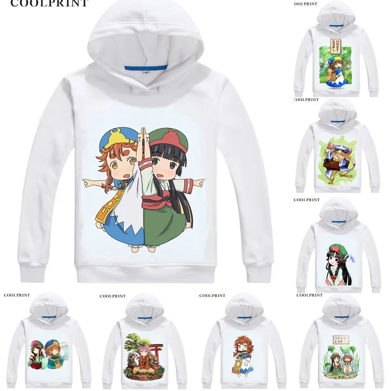 COOLPRINT Hakumei and Mikochi Hoodies Hooded Hoodie Japanese Anime Tiny Little Life in the Woods Hakumei to Mikochi Sweatshirts