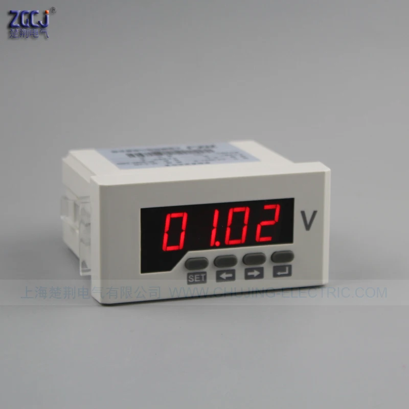 Imagem -02 - Painel de Medição de Voltagem cc 24v dc 030v 30v dc Voltímetro com Função de Comunicação Rs485 Protocolo Modbus-rtu