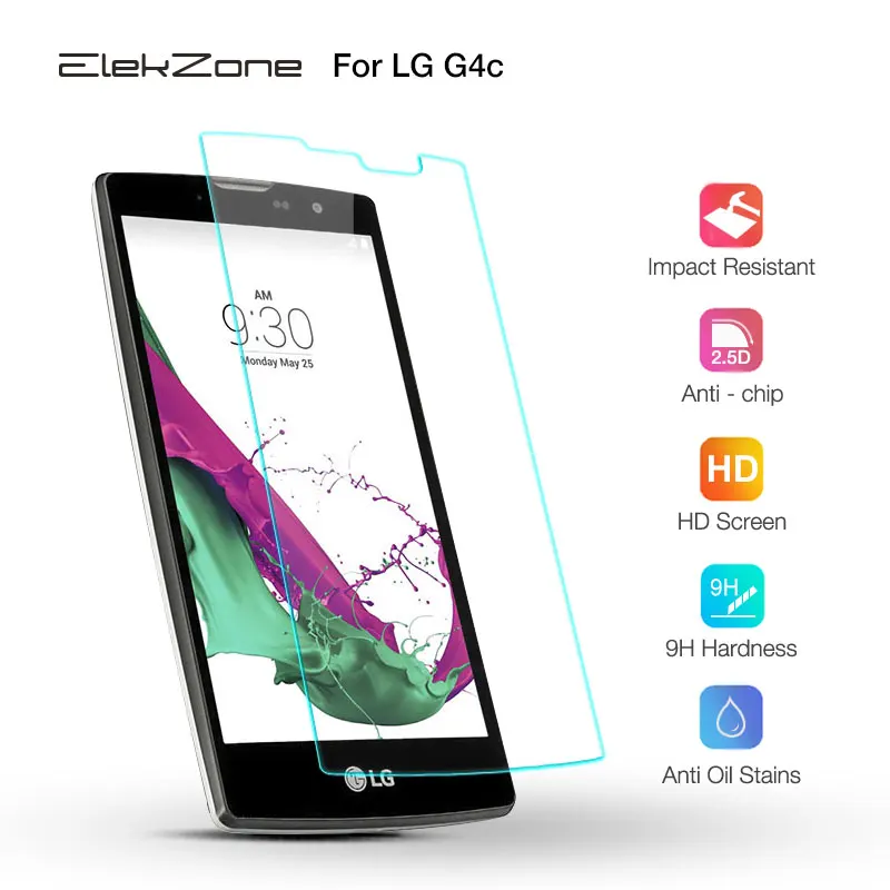 ElekZone 9H screen protector for LG G6 Q6 Xpower 2 Protection Film for LG V10 G2 G3 G4 mini G4C Magna Nexus 5 5X tempered glass