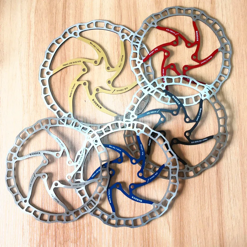 1pcs SUS 410 Stainless steel 160/180/203MM Mountain Bike Stainless Steel Disc Brake Rotor High Quality Brake Disc