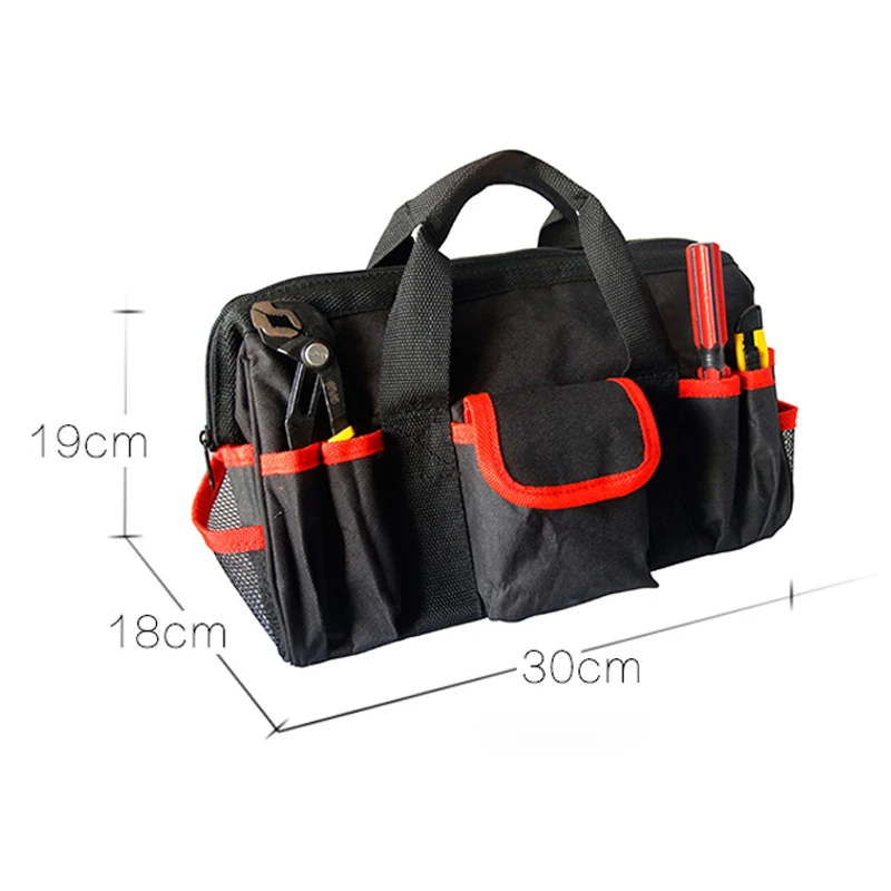 Paowuxian Adjustable Pinggang Sabuk Hardware Alat Kantong Listrik Alat Tas Paket Tas Kanvas Tebal Tanpa Alat Konstruksi