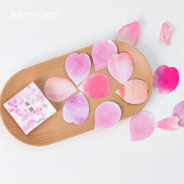 45 pcs/Set The Flower Petals Paper Sticker Decoration DIY Handmade Arts Craft Sticker