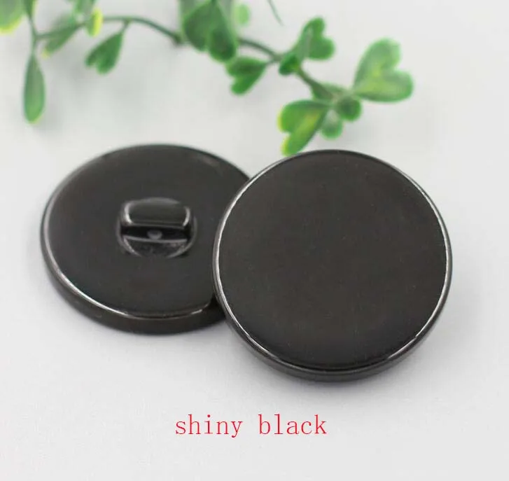 100pcs 10mm-30mm Botones Wholesale flat Buttons White&black Dark Eye Resin Decorative coat button