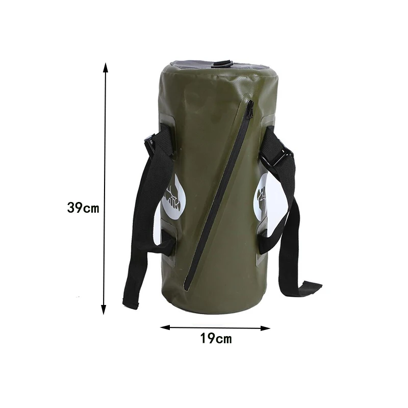 Outdoor Travel PVC Waterproof Bag Dry Bag Camping Equipment Drifting Cylindrical Package For Swimwear Women Boating Water Skiing