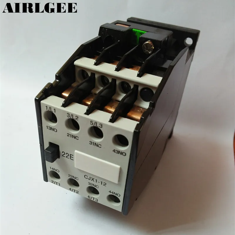 CJX1-22/22 3 Pole AC Contactor AC24V 36V 110V 220V 380V Coil Voltage 50/60Hz DIN Rail Mount 2NO 2NC Ui660V Ith31.5A