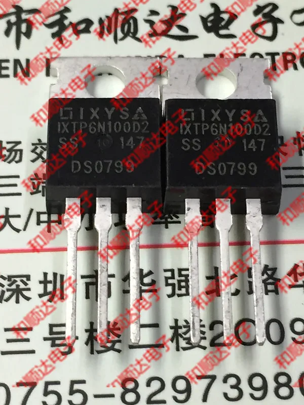 

Original New 5PCS/ IXTP6N100D2 TO-220 1000V,6A, TO220