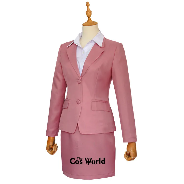 Wotaku ni Koi wa Muzukashii Momose Narumi Women Business Suit Work Wear Coat Shirt Dress Uniform Outfit Anime Cosplay Costumes