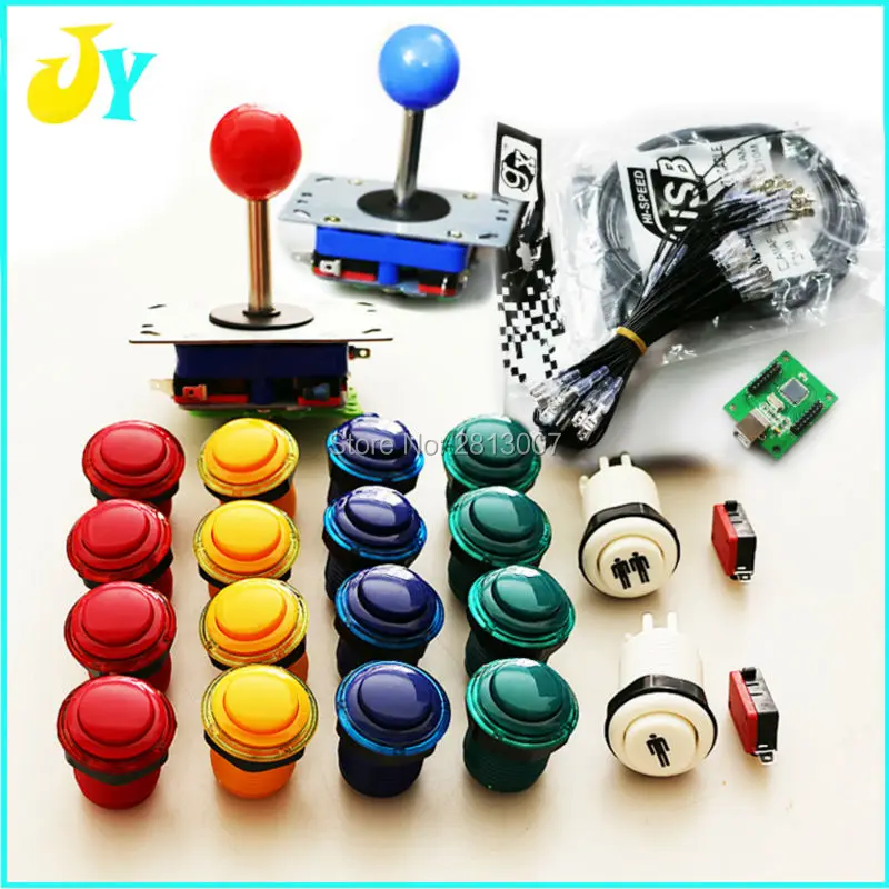 

DIY Joystick Arcade kit Xin Mo Arcade to USB controller 2 player Jamma MAME Multicade PC PS3 Raspberry PI