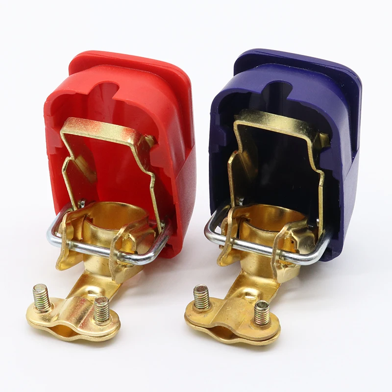 2pcs Universal 12/24V Battery Switch Quick Release Scap Battery Terminals Connectors Clamps for Boat / Truck / Car / Van