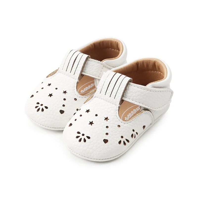 Baby shoes spring and autumn 6-12 months breathable princess baby toddler shoes female 0-1 years old non-slip soft bottom shoes