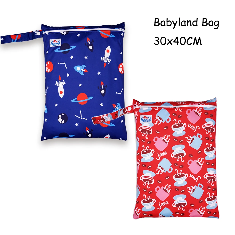 [New Store Promotion ] 20pcs A Lot Babyland Multi-Function Waterproof Bags Newest Designs Models One Zipper Style Free Shipping