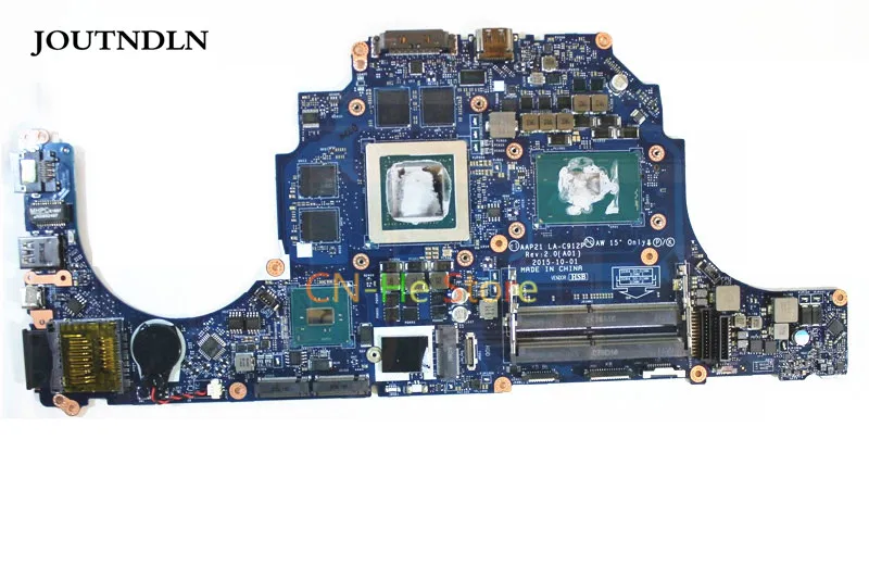 

CN-W15RD Original FOR Dell Alienware 15 R2 17 R3 Laptop Motherboard LA-C912P AAP21 W15RD 0W15RDW i7-6700HQ CPU GTX980M 8GB GPU