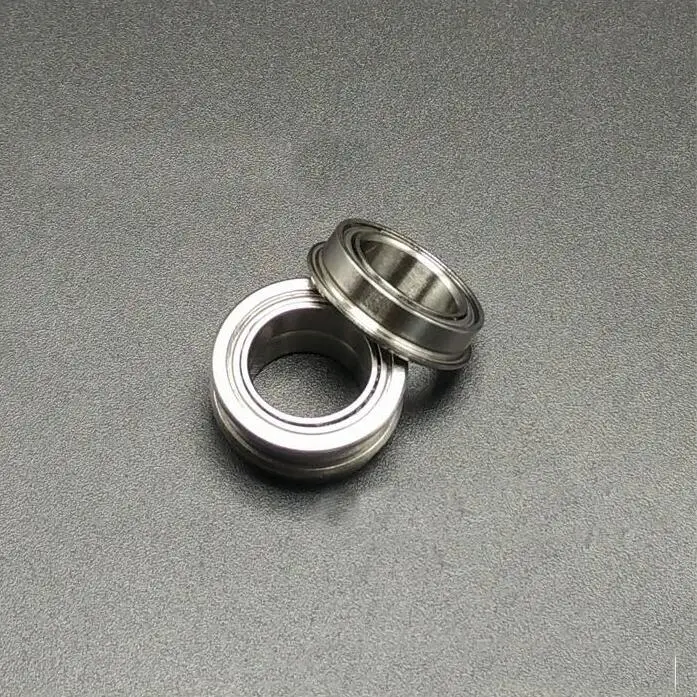 10pcs/lot SF6701ZZ SF6701 ZZ 12x18x4mm Stainless Steel flange deep groove Ball Bearing shielded 12*18*4