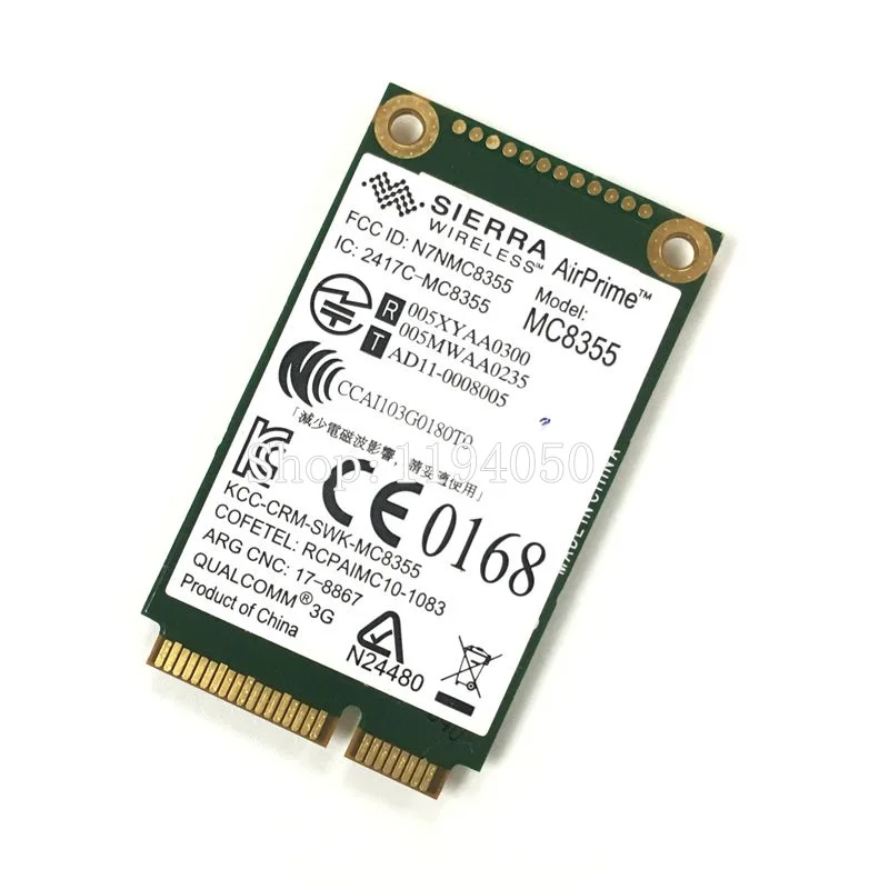 WDXUN for MC8355 Gobi3000 3G WWAN Card HSPA+ Module  WCDMA for 634400-001 2170p 2560p 8460p 8560w 4540s 6460b 6570b WLAN