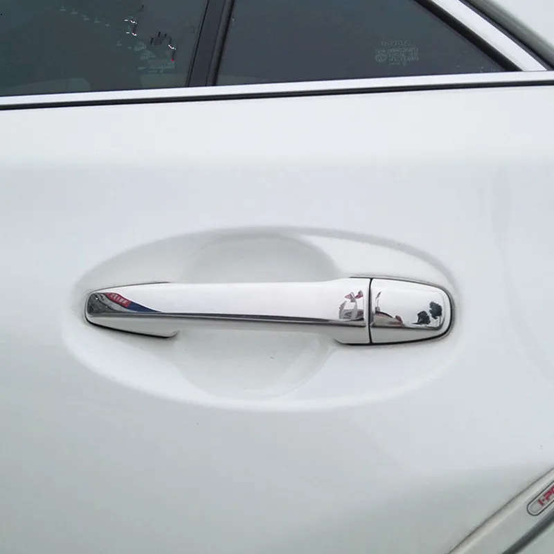 FUNDUOO For Toyota Avensis T250 2003- 2008 Stainless Steel Door Handle Cover Trim Sticker Overlays