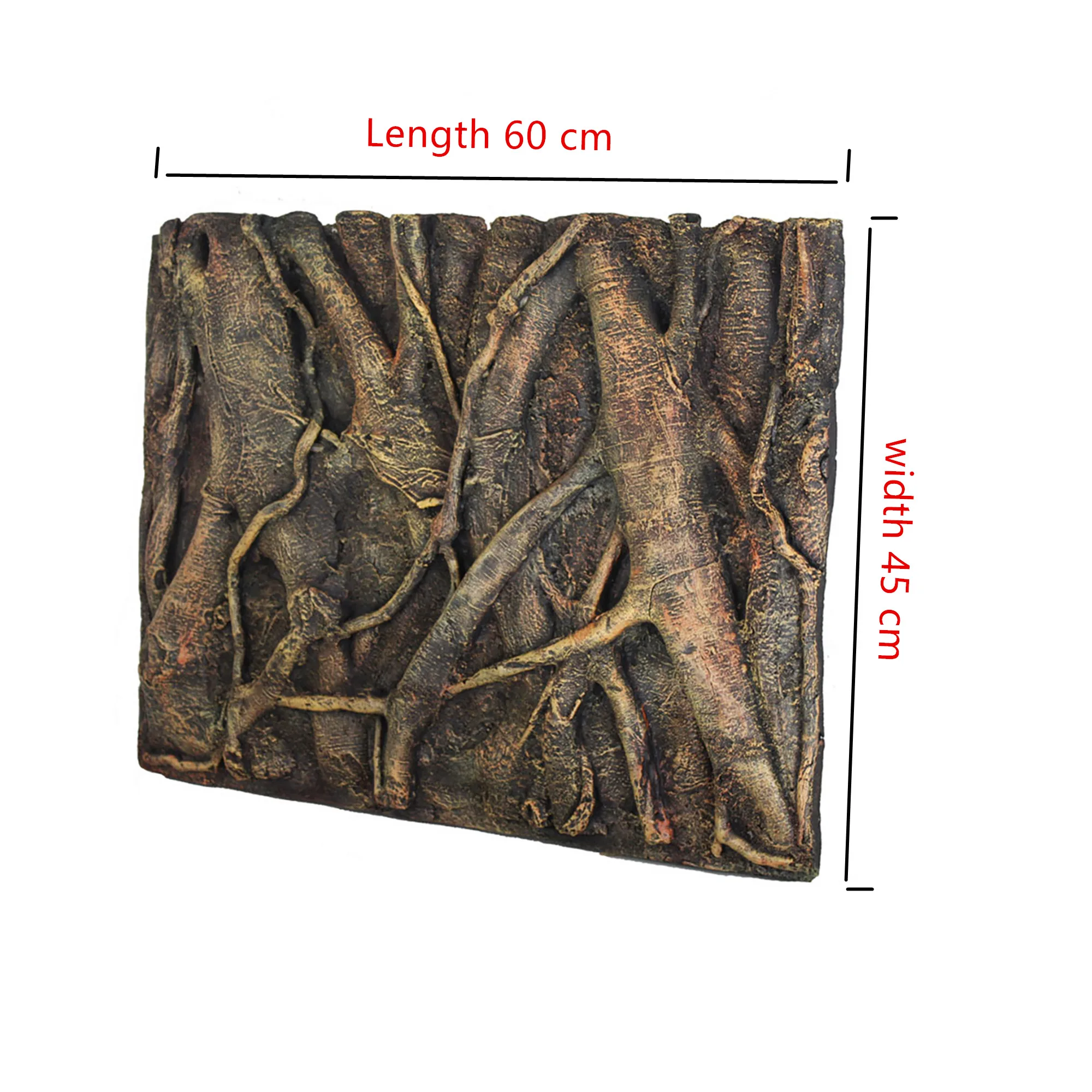 Reptile Box 3D Background Foam Landscaping tree root Pattern Gecko Lizard Tortoise Tarantula Frog Vivarium Terrarium Decoration