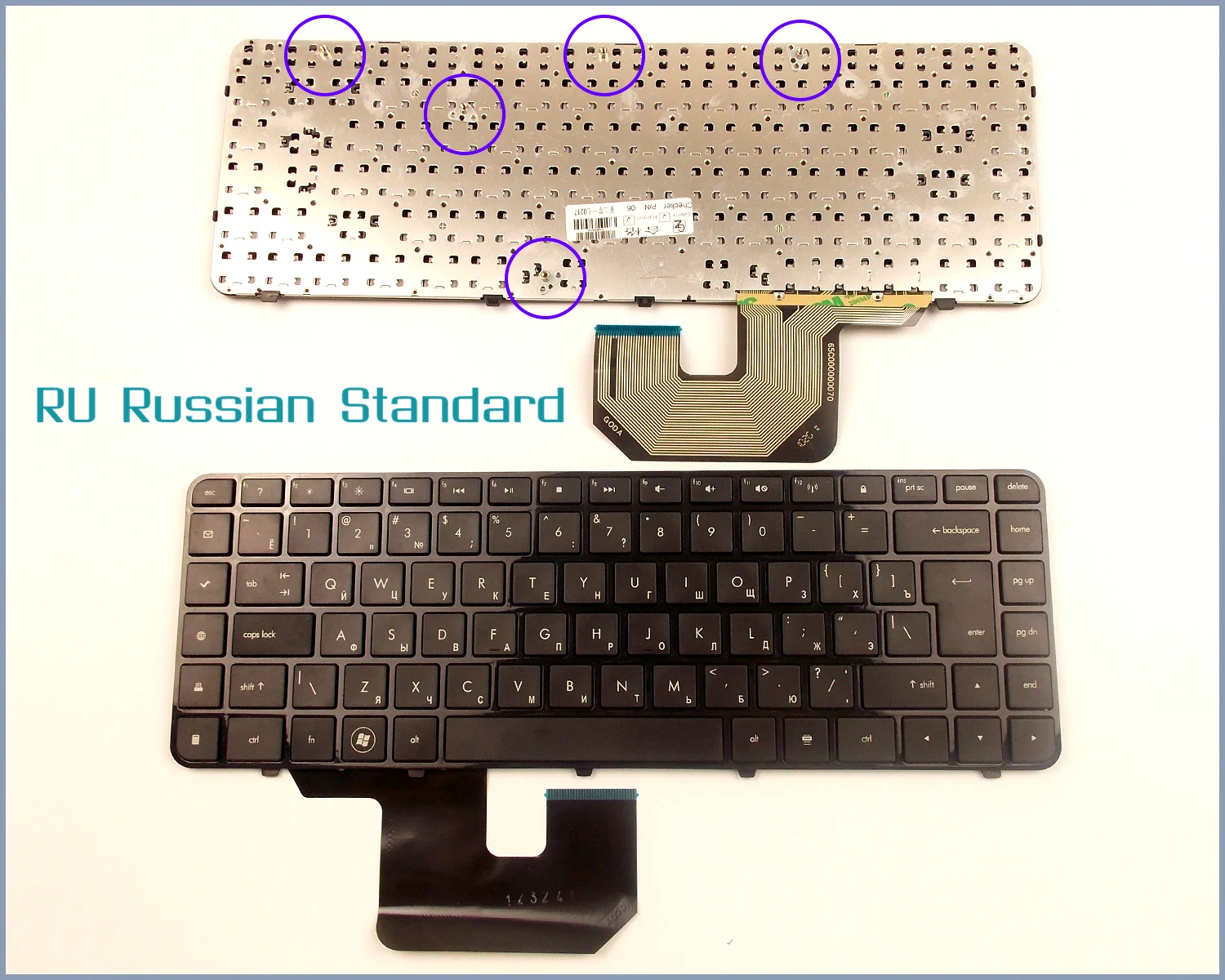 

Russian RU Version Keyboard for HP Pavilion DV6T-3100 DV6Z-3100 DV6-3140US DV6-3143CA DV6-3108 DV6-3055 DV6-3140 Laptop