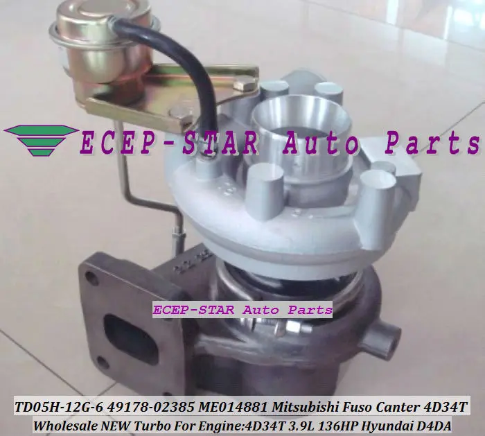 TD05H-14G-6 49178-02385 28230-45000 49178-03122 49178-03123 Turbo Turbocharger For Mitsubishi Fuso Canter 4D34T D4DA 3.9L 136HP