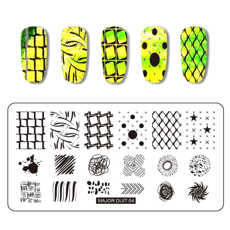 20 Design Nail Stamping Plates Spring Flower Nail Template Underwater World Stamp Nail Art Stamp Image Template