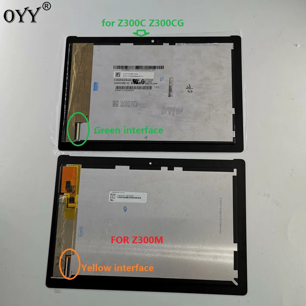 10.1 inch For ASUS ZenPad 10 Z300 Z300C Z300M P00C LCD Display Matrix Touch Screen Digitizer Assembly