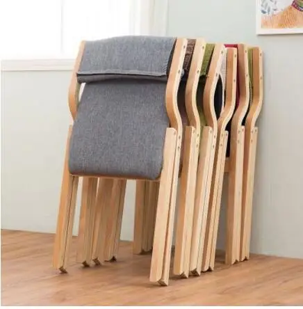 4 PCS free shipping wood folding chair. Eat chair. Recreational chair